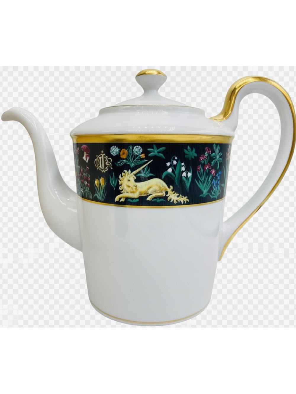 Christian Dior Licorne Unicorn Coffee Pot with Lid Unused Dior Lover Unique Gift